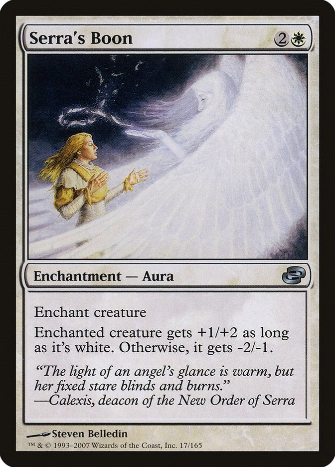 Serra’s Boon (17) [PLC] - MTG Single