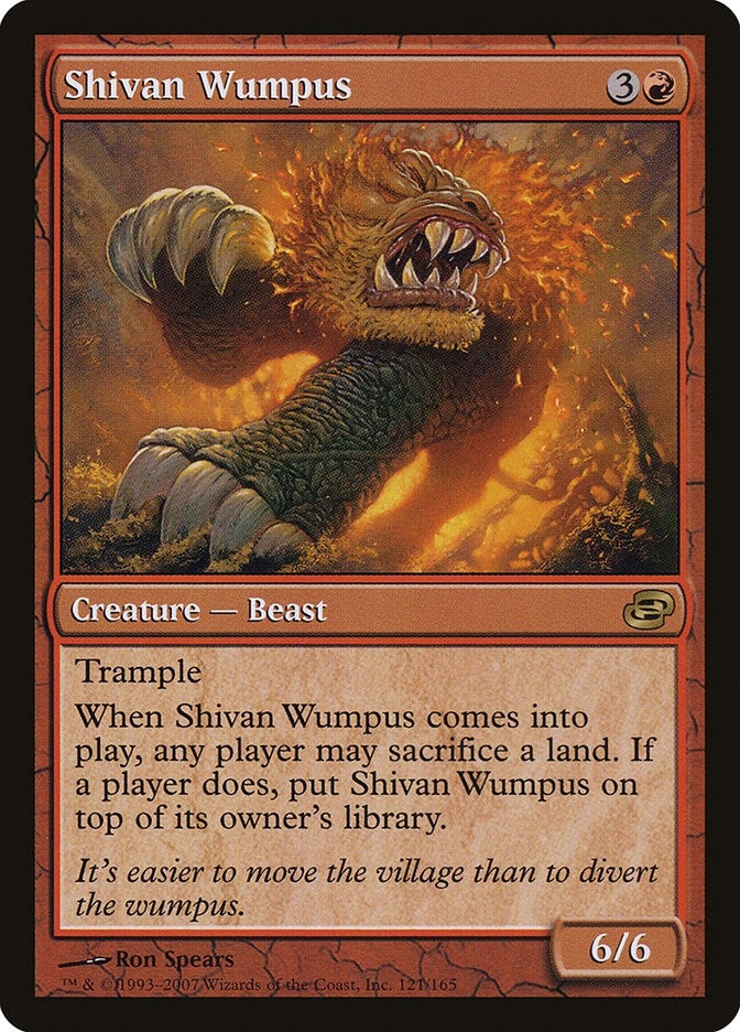 Shivan Wumpus (121) [PLC] - MTG Single