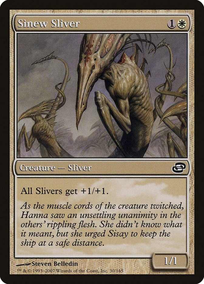 Sinew Sliver (30) [PLC] - MTG Single