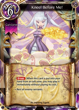 Kneel Before Me! (1108) [BP01] - The Caster Chronicles Single