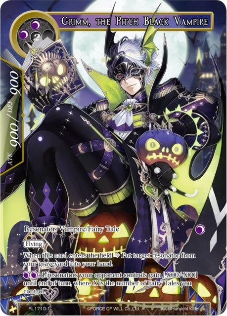 Grimm the Pitch Black Vampire (17101) [PRO] - Force of Will Single