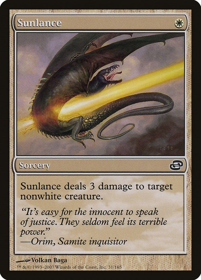 Sunlance (31) [PLC] - MTG Single