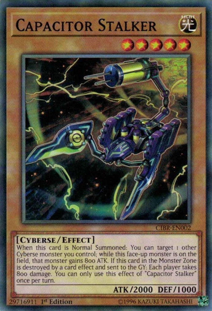 Capacitor Stalker (2) (CIBR) - YuGiOh Single