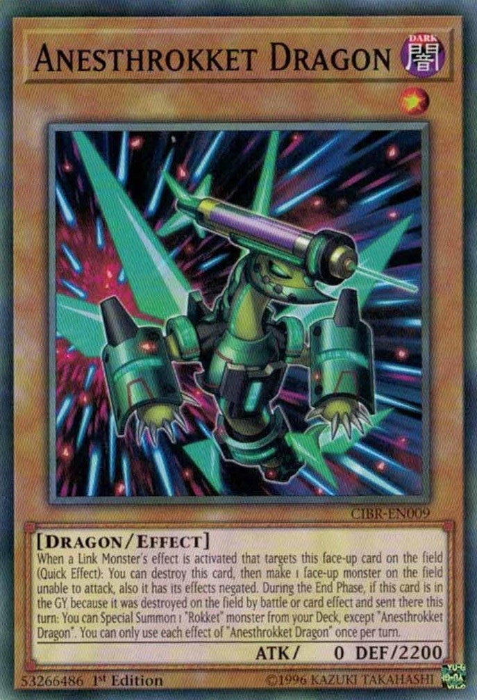 Anesthrokket Dragon (9) (CIBR) - YuGiOh Single