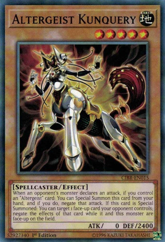 Altergeist Kunquery (15) (CIBR) - YuGiOh Single