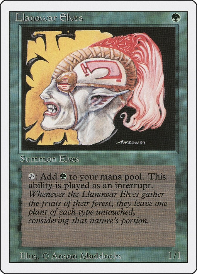 Llanowar Elves [3ED] - MTG Single