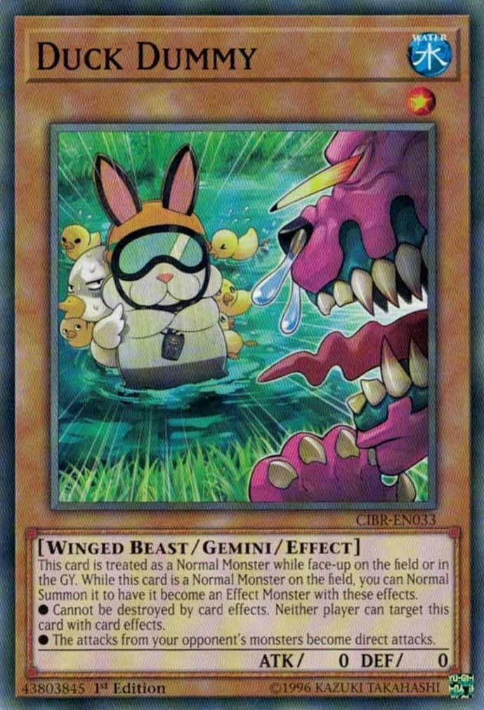 Duck Dummy (33) (CIBR) - YuGiOh Single