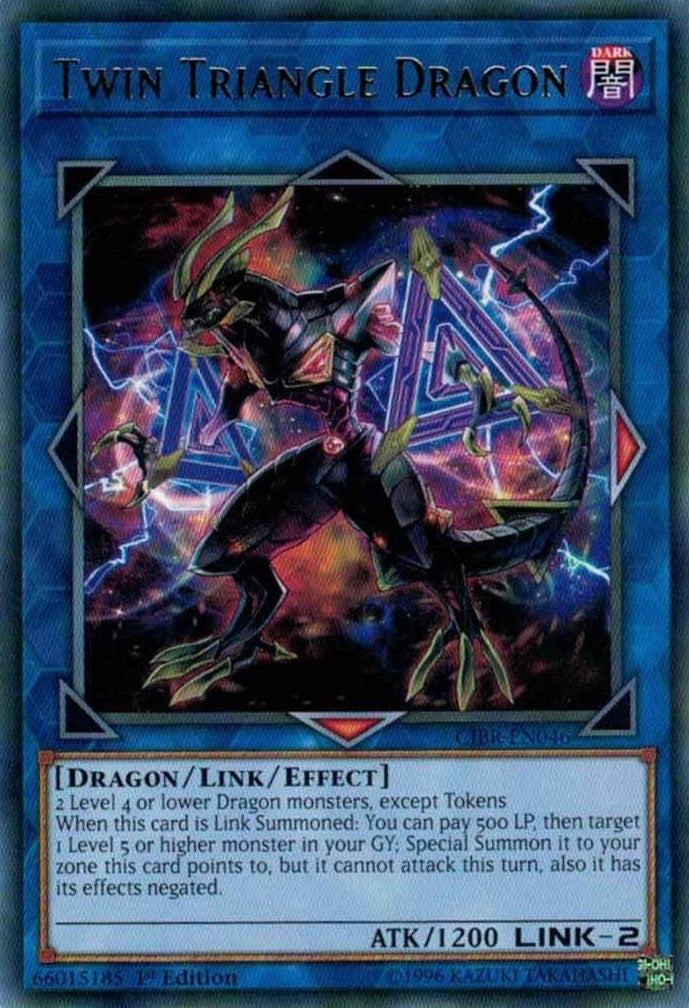 Twin Triangle Dragon (46) (CIBR) - YuGiOh Single