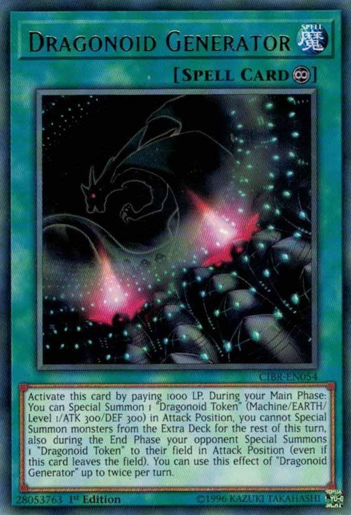 Dragonoid Generator (54) (CIBR) - YuGiOh Single