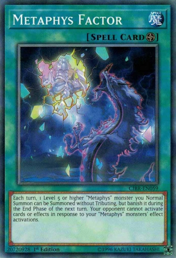Metaphys Factor (59) (CIBR) - YuGiOh Single