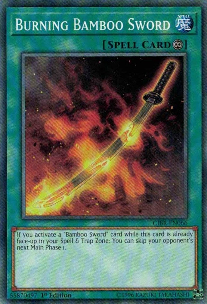 Burning Bamboo Sword (66) (CIBR) - YuGiOh Single
