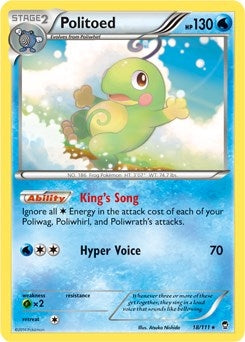 Image for Politoed - 18/111 (Cosmos Holo) (018/111) (Miscellaneous Cards & Products) - Pokemon