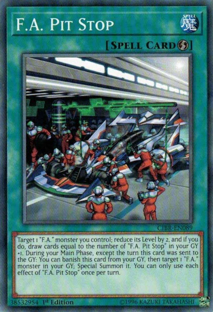 F.A. Pit Stop (89) (CIBR) - YuGiOh Single