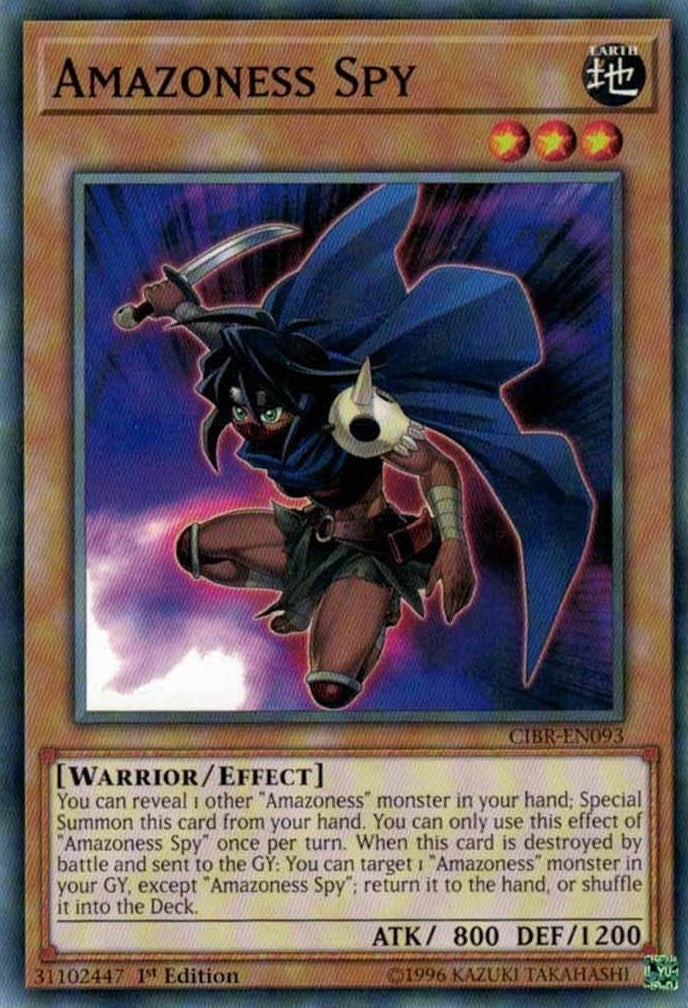 Amazoness Spy (93) (CIBR) - YuGiOh Single