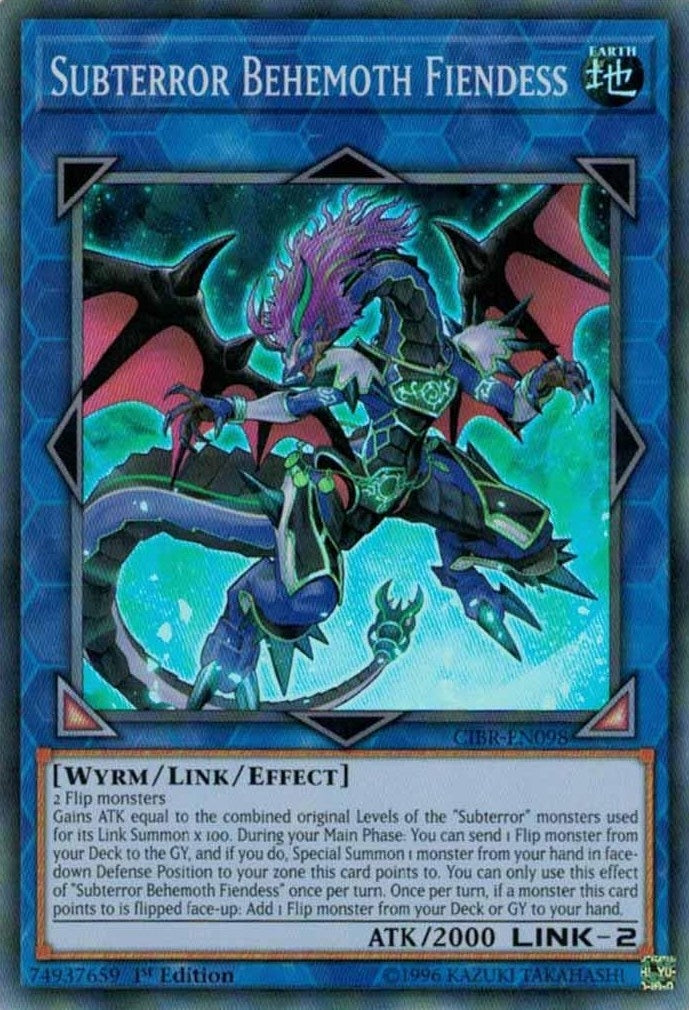 Subterror Behemoth Fiendess (98) (CIBR) - YuGiOh Single