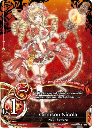 Crimson Nicola (Non-Foil) (1004) [SD01] - The Caster Chronicles Single
