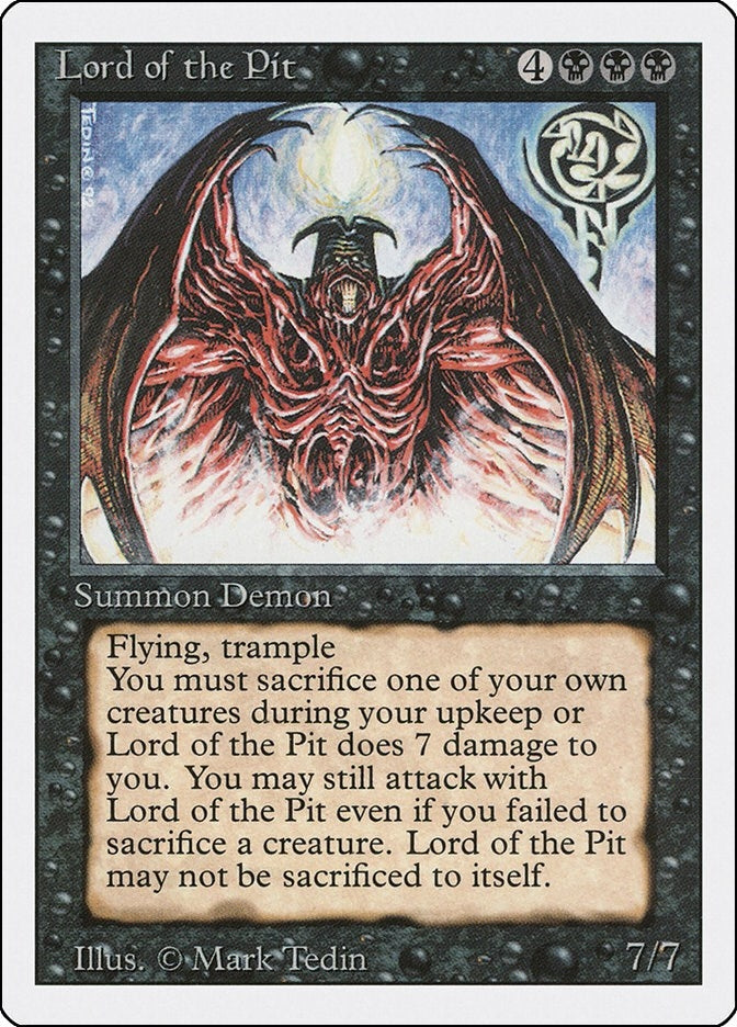 Lord of the Pit [3ED] - MTG Single