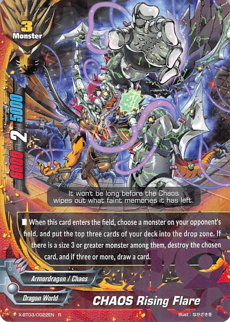 CHAOS Rising Flare (30022) [X-BT03] - Future Card BuddyFight Single
