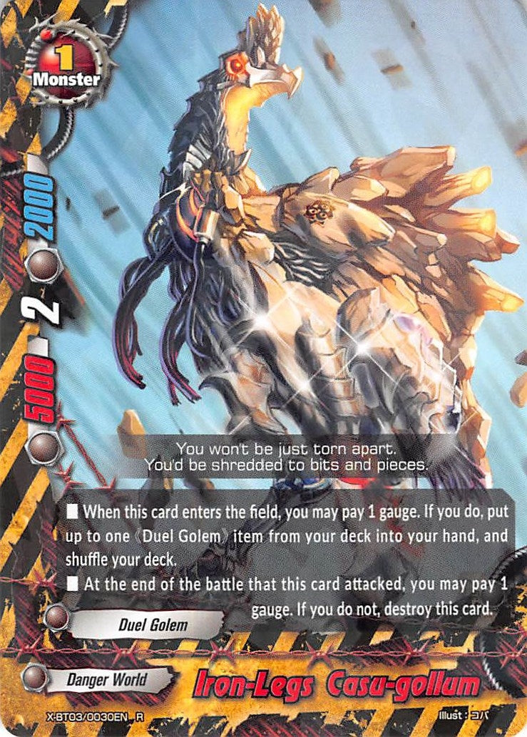 Iron-Legs Casu-gollum (30030) [X-BT03] - Future Card BuddyFight Single