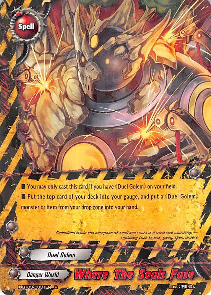 Where The Souls Fuse (30031) [X-BT03] - Future Card BuddyFight Single