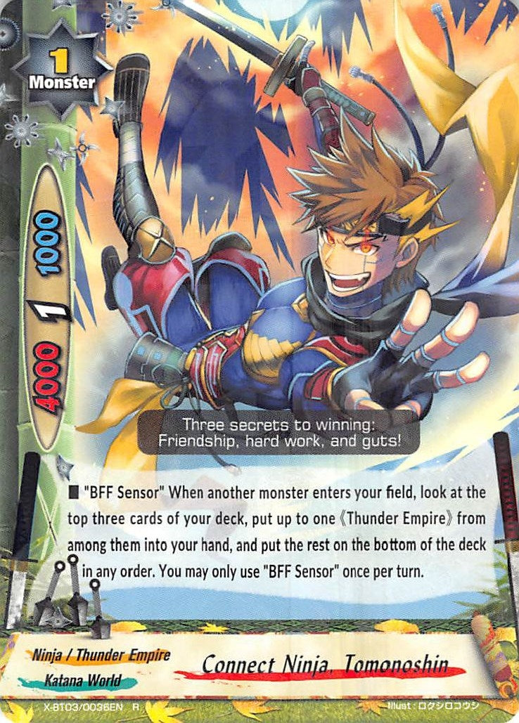 Connect Ninja Tomonoshin (30036) [X-BT03] - Future Card BuddyFight Single