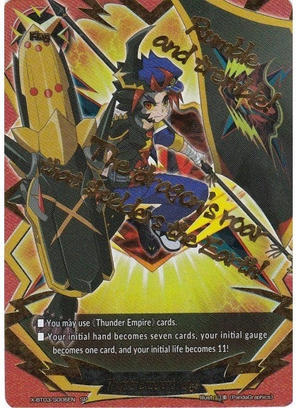 Thunder Emperor’s Fangs (3006) [X-BT03] - Future Card BuddyFight Single