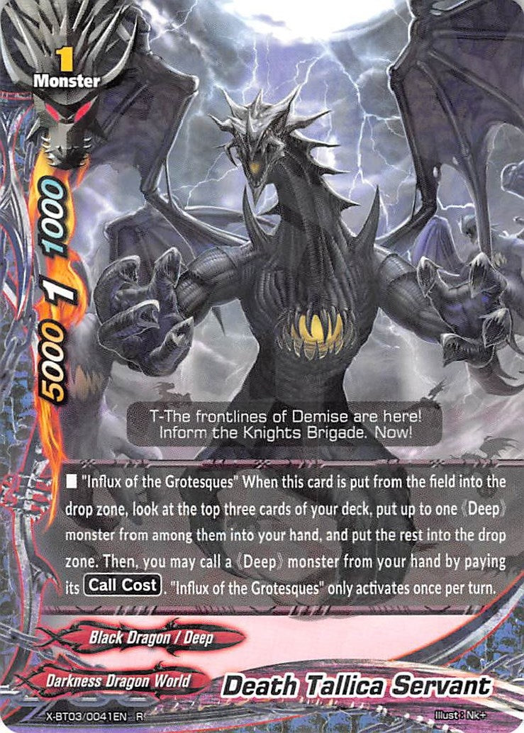 Death Tallica Servant (30041) [X-BT03] - Future Card BuddyFight Single