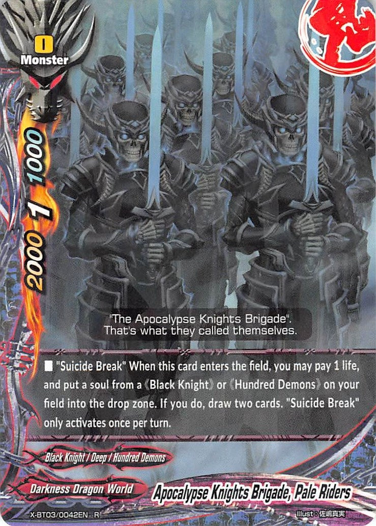Apocalypse Knights Brigade Pale Riders (30042) [X-BT03] - Future Card BuddyFight Single