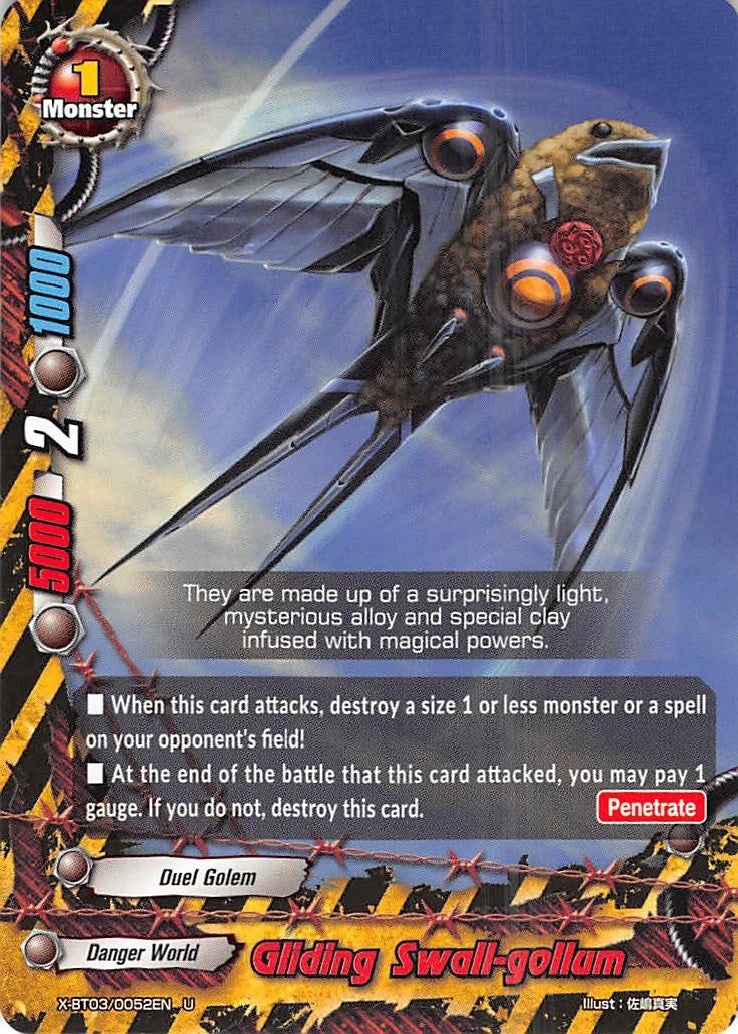 Gliding Swall-gollum (30052) [X-BT03] - Future Card BuddyFight Single