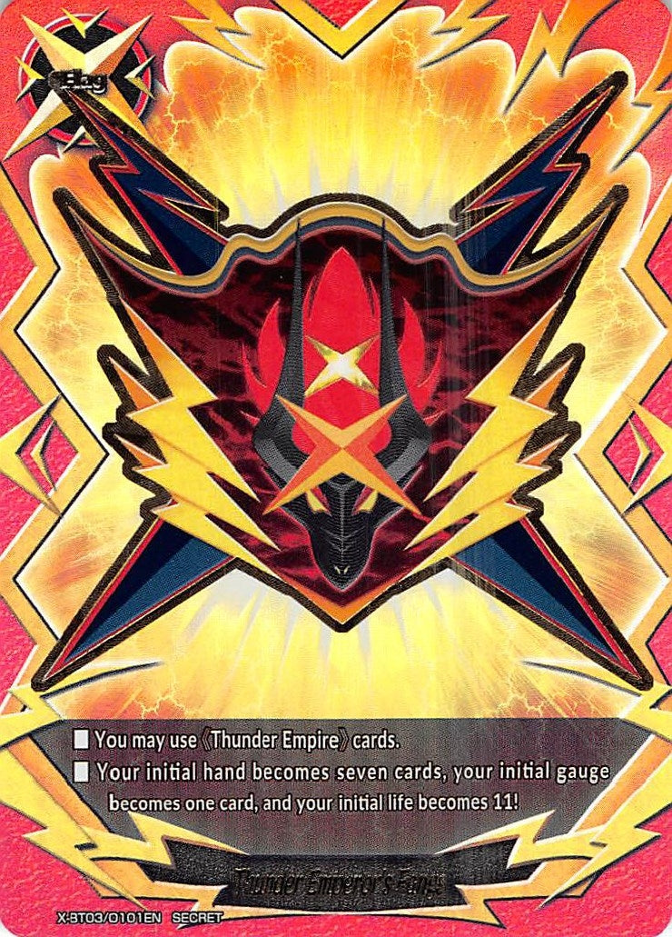 Thunder Emperor’s Fangs (30101) [X-BT03] - Future Card BuddyFight Single