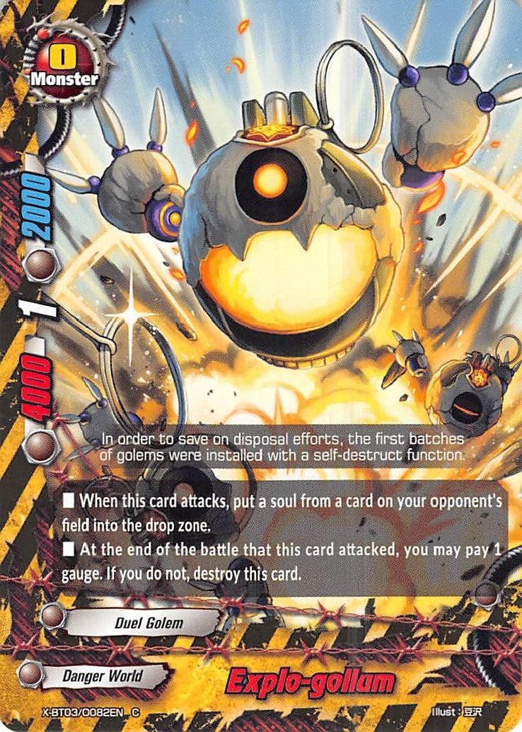 Explo-gollum (30082) [X-BT03] - Future Card BuddyFight Single