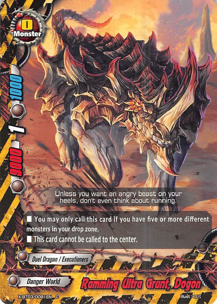 Ramming Ultra Grunt Dogon (30081) [X-BT03] - Future Card BuddyFight Single
