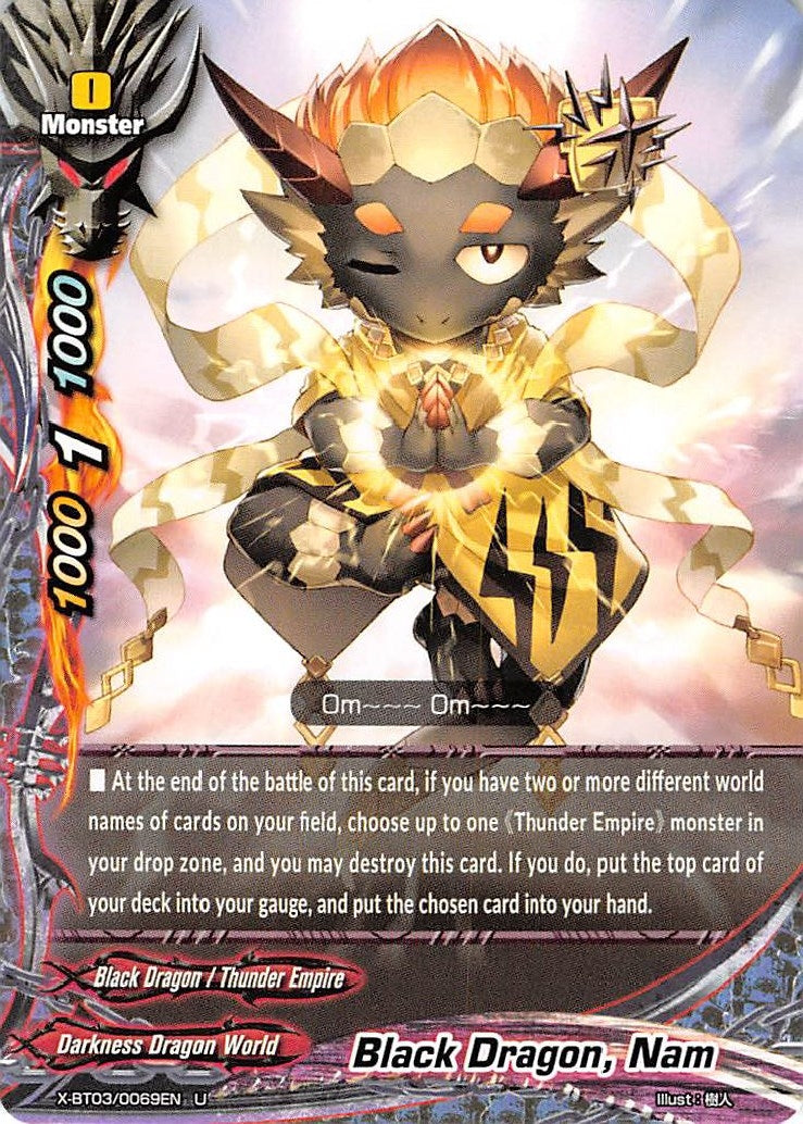 Black Dragon Nam (30069) [X-BT03] - Future Card BuddyFight Single