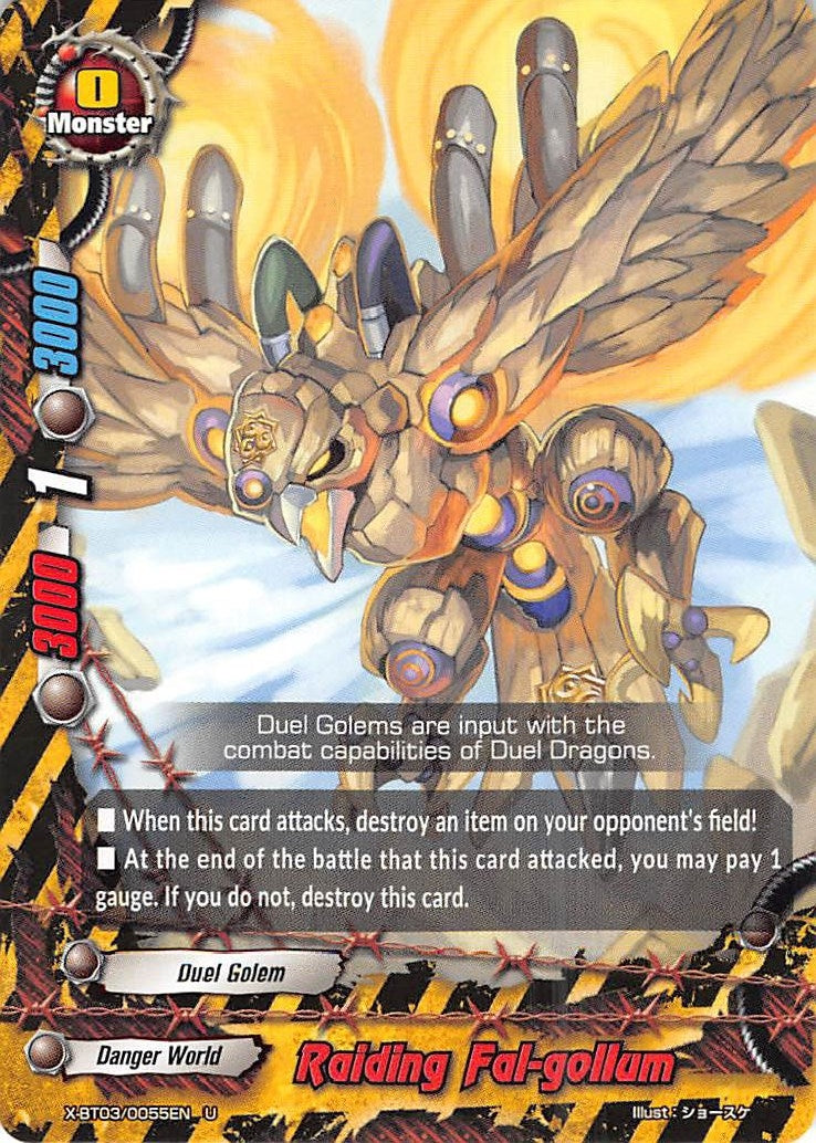 Raiding Fal-gollum (30055) [X-BT03] - Future Card BuddyFight Single