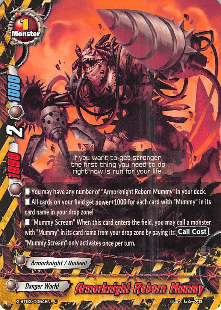 Armorknight Reborn Mummy (30054) [X-BT03] - Future Card BuddyFight Single