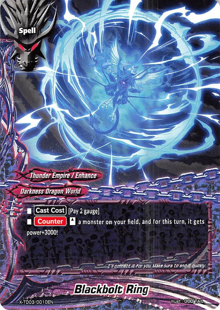Blackbolt Ring (30010) [X-TD03] - Future Card BuddyFight Single