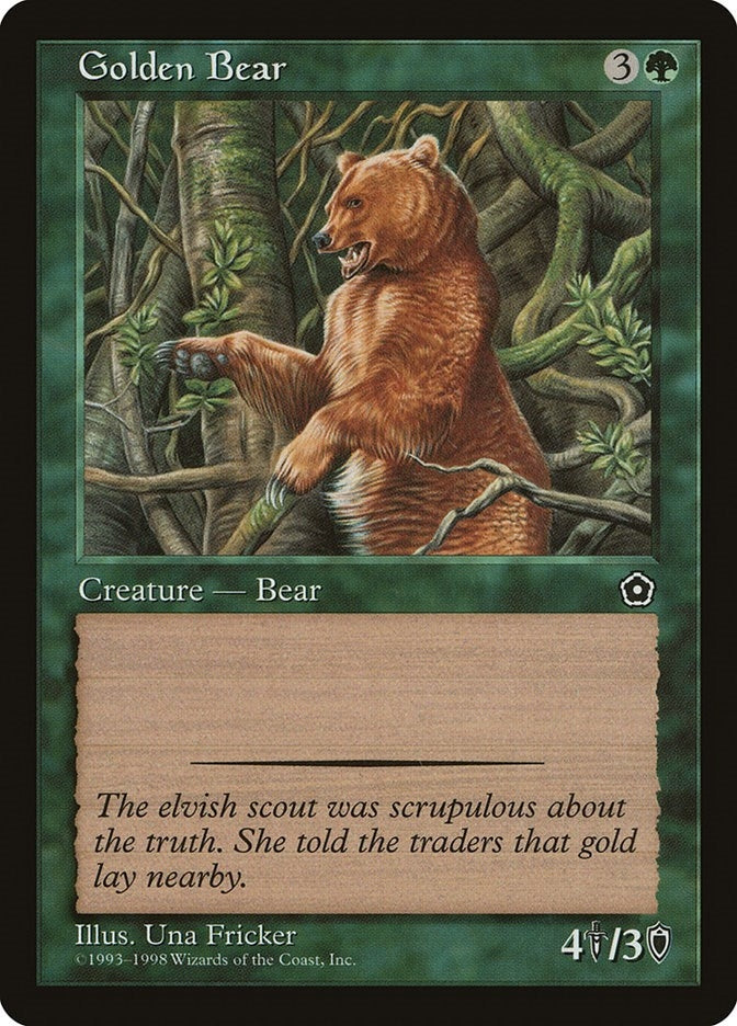 Golden Bear [P02] - MTG Single