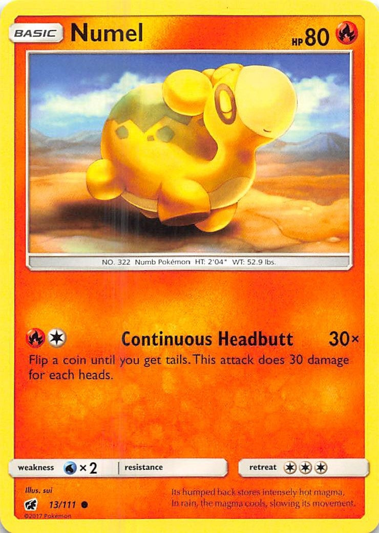 Image for Numel (13/111) (SM - Crimson Invasion) - Pokemon