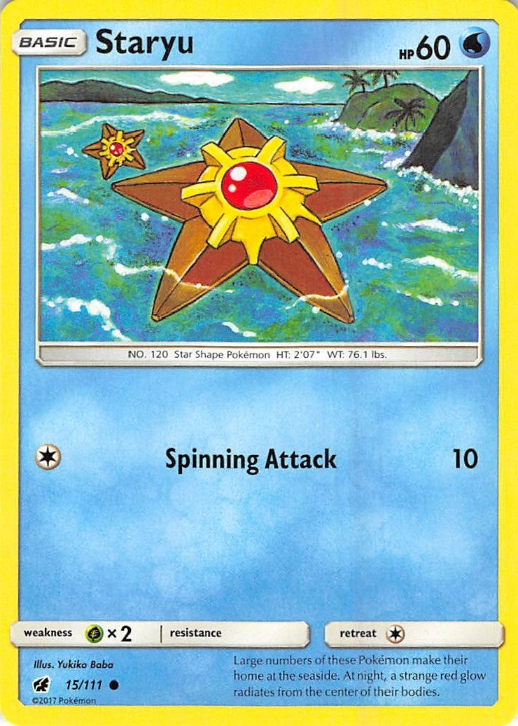 Image for Staryu (15/111) (SM - Crimson Invasion) - Pokemon