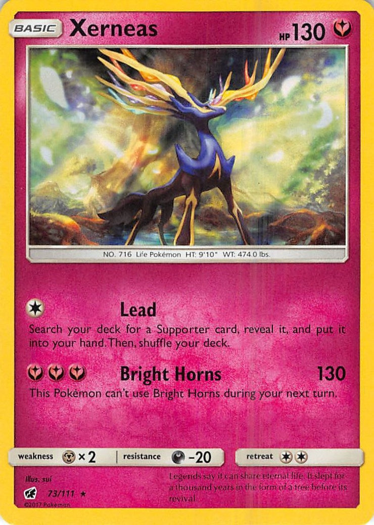 Image for Xerneas (73/111) (SM - Crimson Invasion) - Pokemon