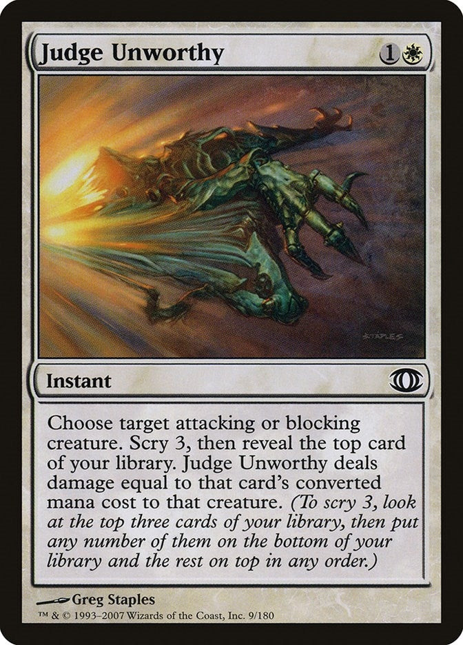 Judge Unworthy (9) [FUT] - MTG Single