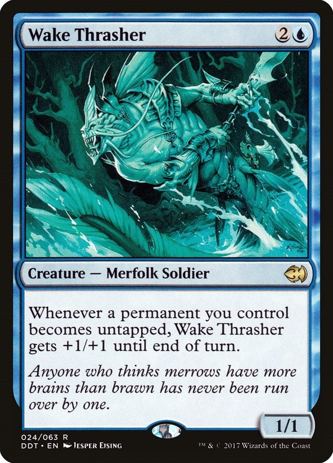 Wake Thrasher (24) [DDT] - MTG Single