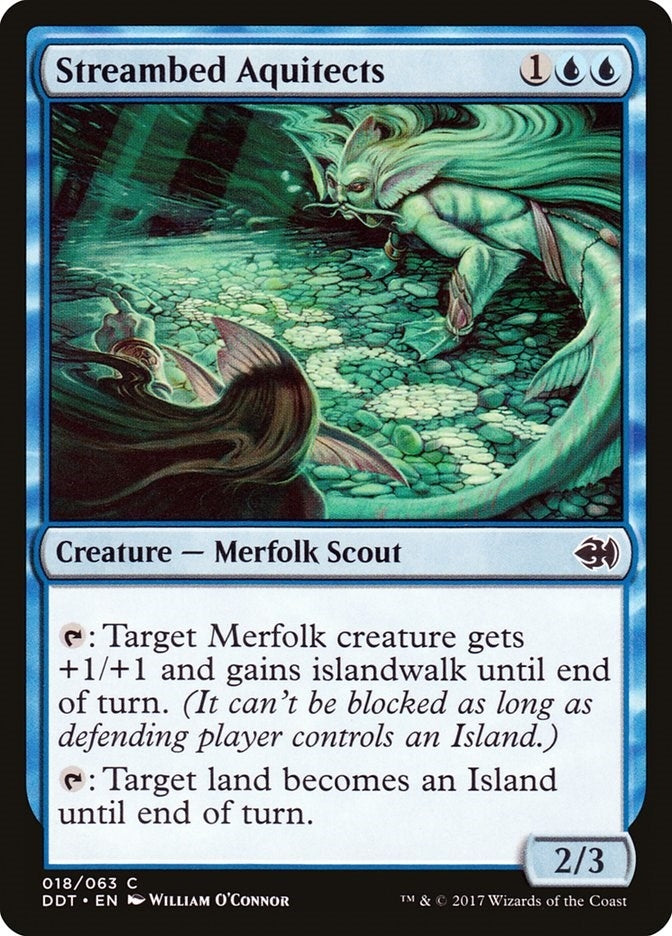 Streambed Aquitects (18) [DDT] - MTG Single