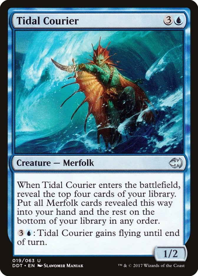 Tidal Courier (19) [DDT] - MTG Single