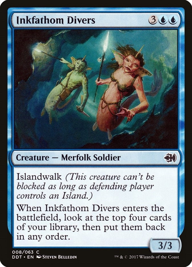 Inkfathom Divers (8) [DDT] - MTG Single