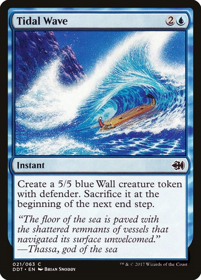 Tidal Wave (21) [DDT] - MTG Single