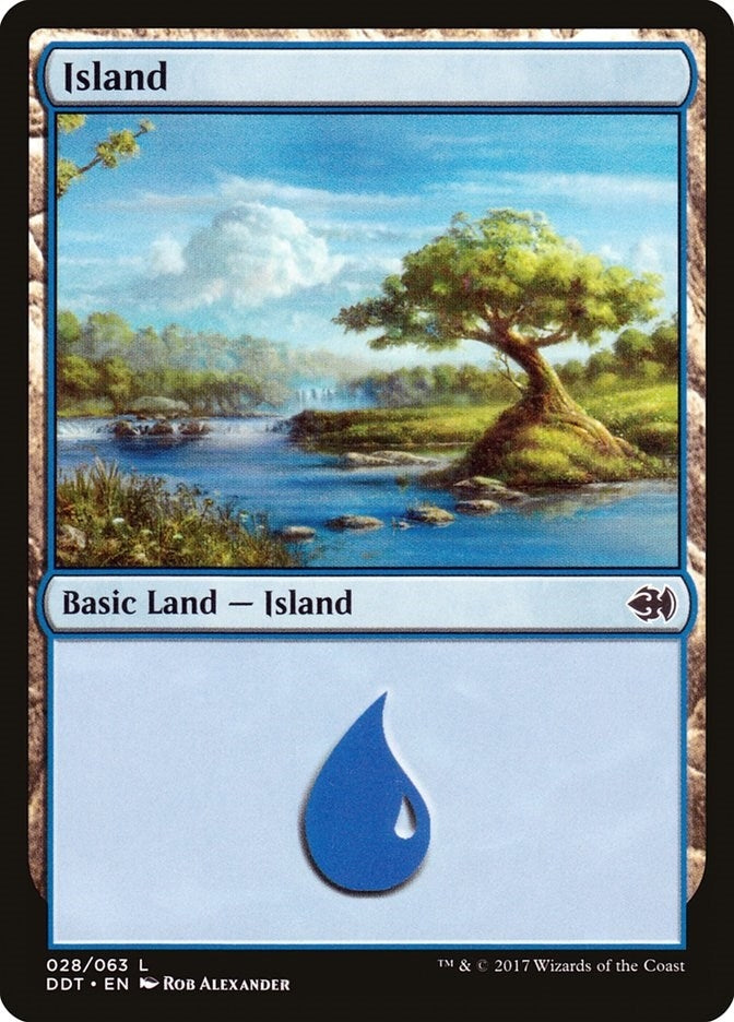Island (28) (28) [DDT] - MTG Single