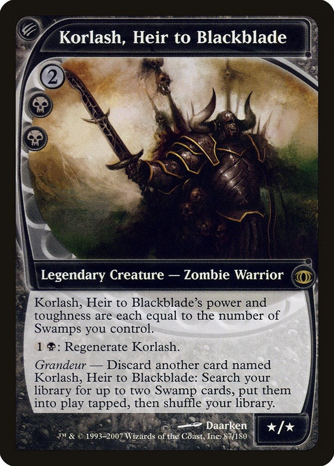 Korlash Heir to Blackblade (87) [FUT] - MTG Single