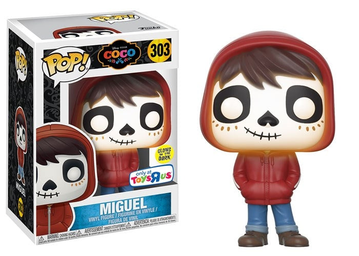 Coco: Miguel (Glow in the Dark) (Toys R Us Exclusive) (303) [POP!] - Funko Sealed