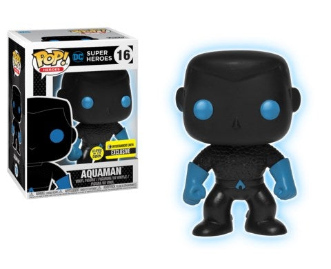 Aquaman (Silhouette) (Glow in the Dark) (Entertainment Earth Exclusive) (16) [POP!] - Funko Sealed
